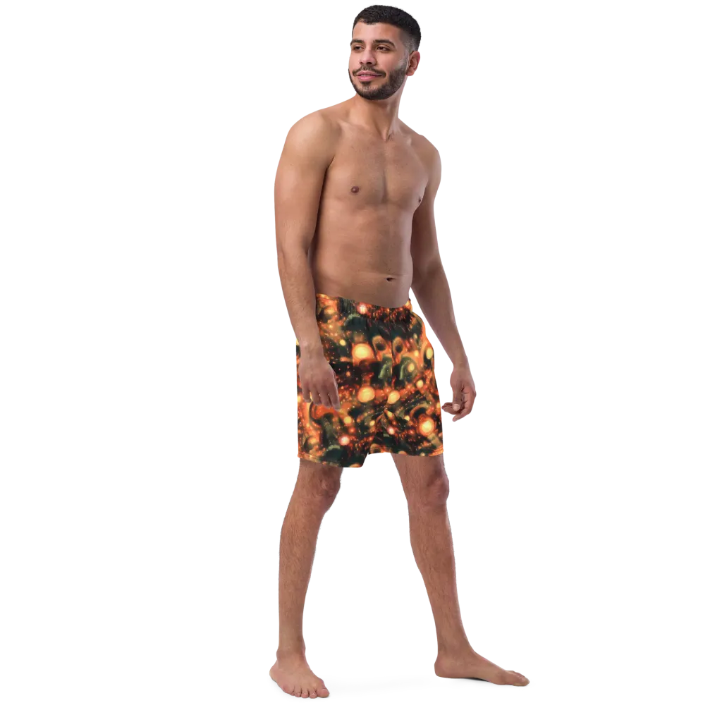 Volcanic Halo on Swim Trunks — Right Front