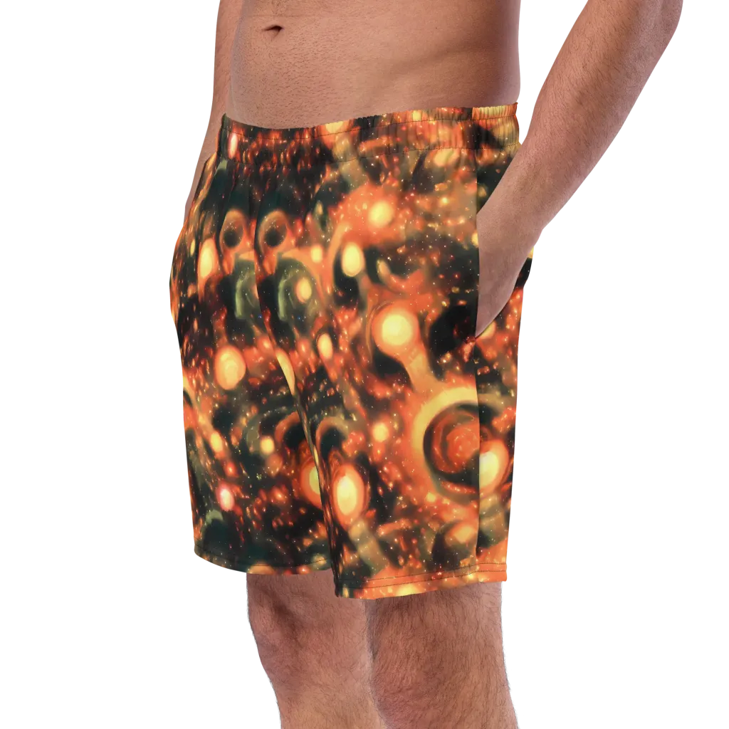 Volcanic Halo on Swim Trunks — Left Front