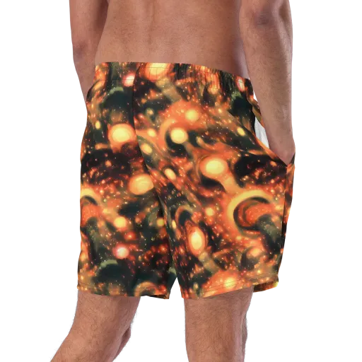 Volcanic Halo on a Swim Trunks