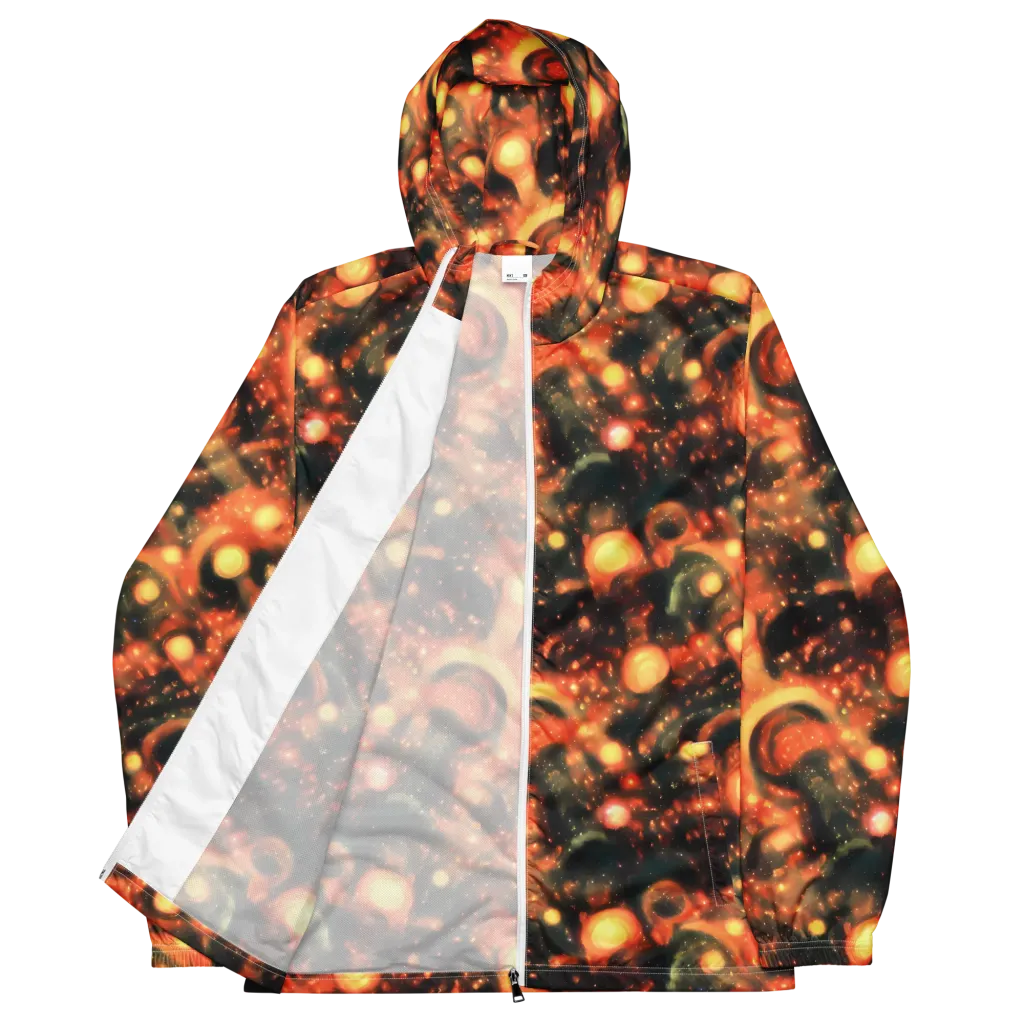 Volcanic Halo on Men's Windbreaker — Front