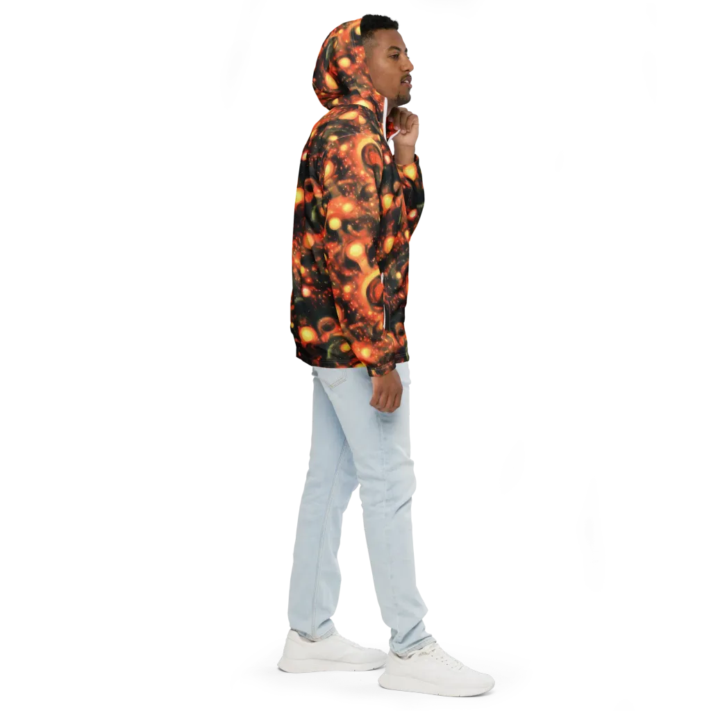 Volcanic Halo on Men's Windbreaker — Right