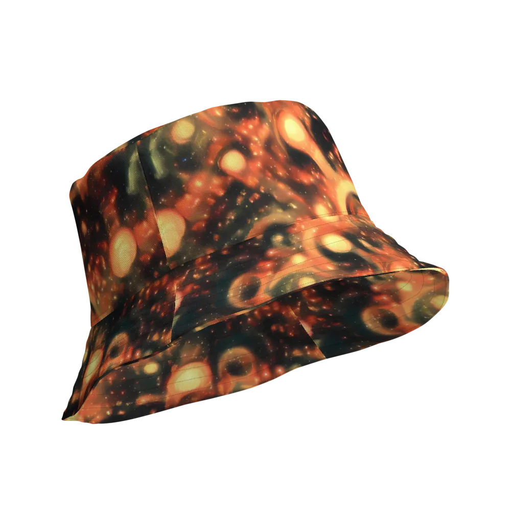 Volcanic Halo on Reversible Bucket Hat — Product details Outside
