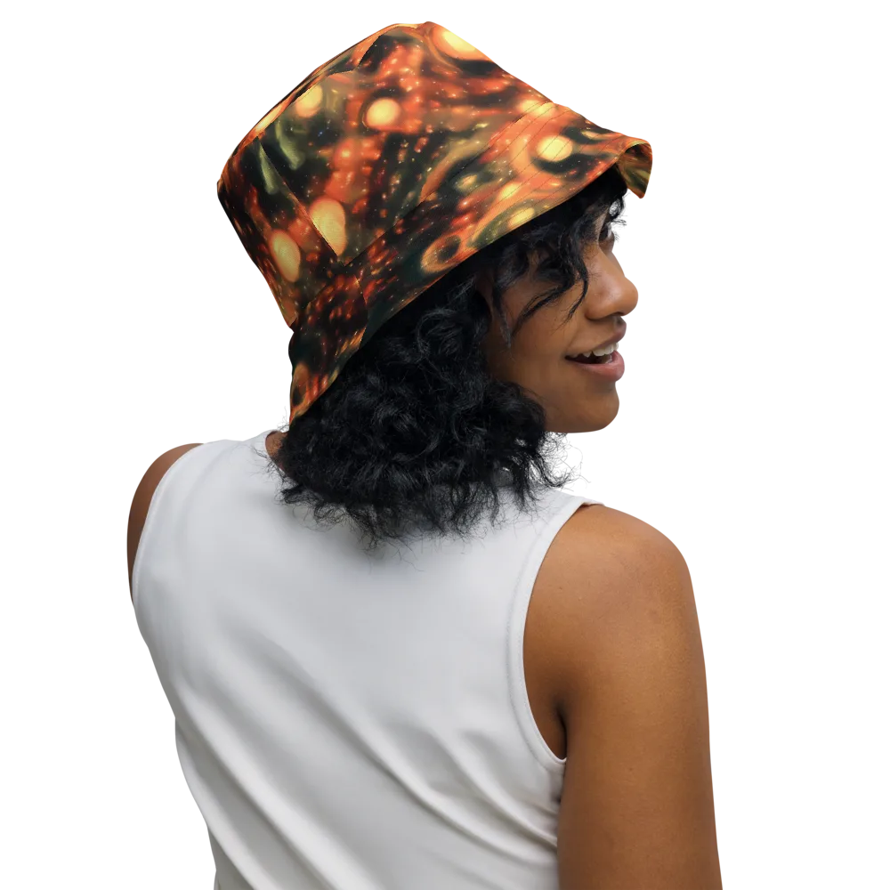 Volcanic Halo on Reversible Bucket Hat — Right Outside