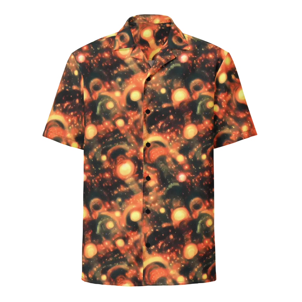 Volcanic Halo on Button Shirt — Front