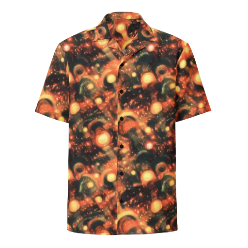 Volcanic Halo on a Button Shirt