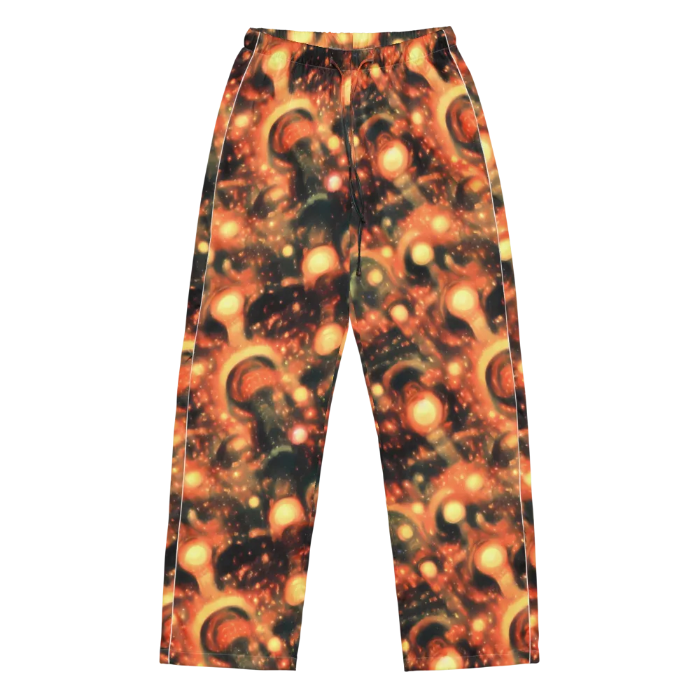Volcanic Halo on Women's Pajama Pants — Front