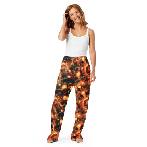 Volcanic Halo on a Women's Pajama Pants