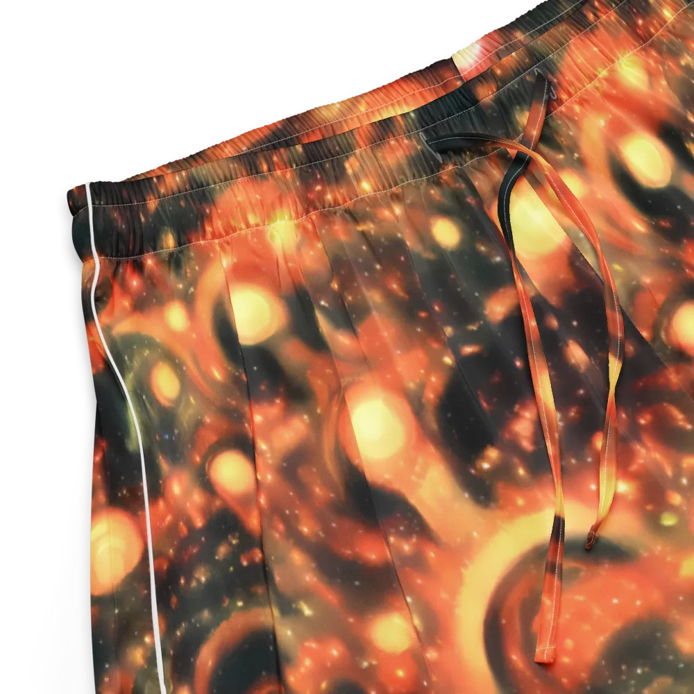 Volcanic Halo on Women's Pajama Shorts — Product details