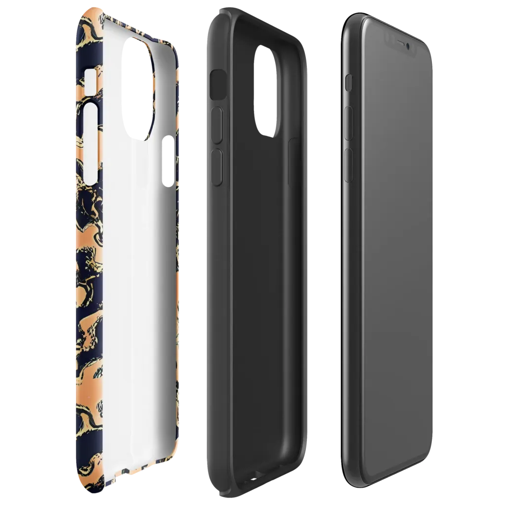 Apricot Ink on Tough Case for iPhone® — Right