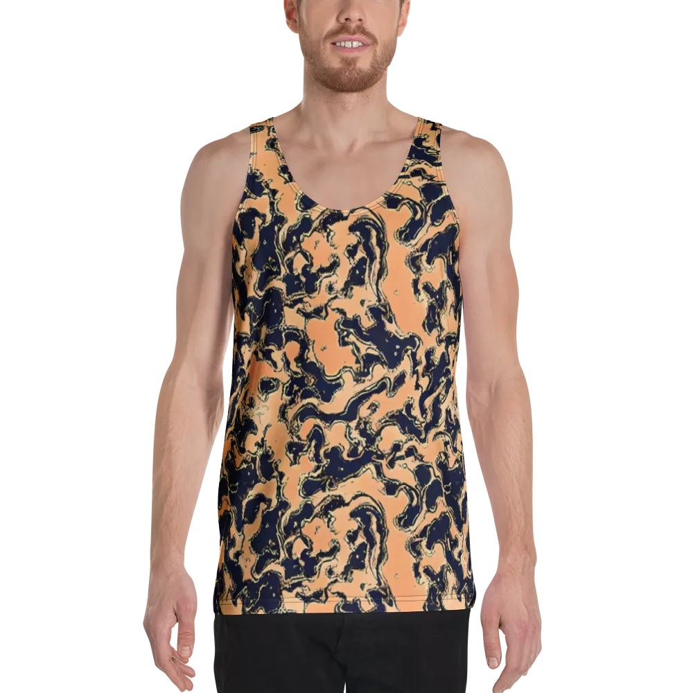 Apricot Ink on Men's Tank Top — Front