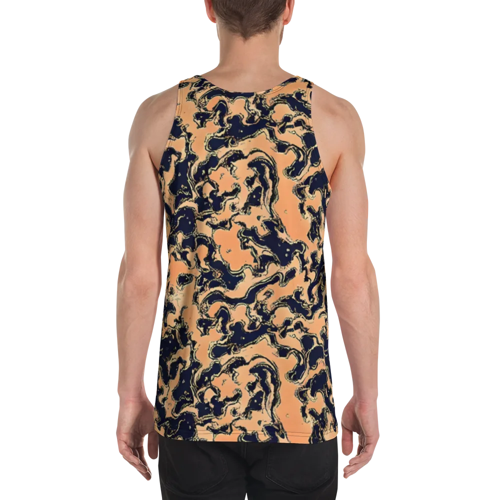 Apricot Ink on Men's Tank Top — Back