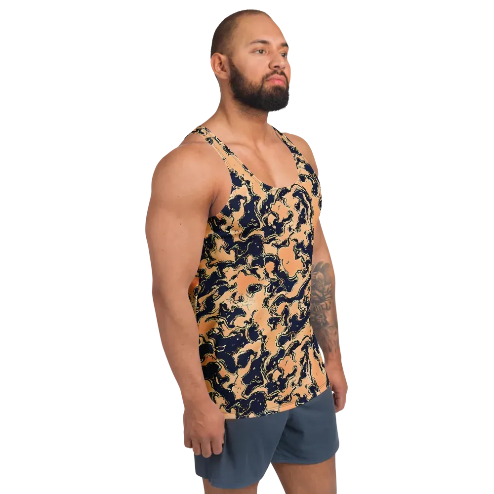 Apricot Ink on Men's Tank Top — Right Front