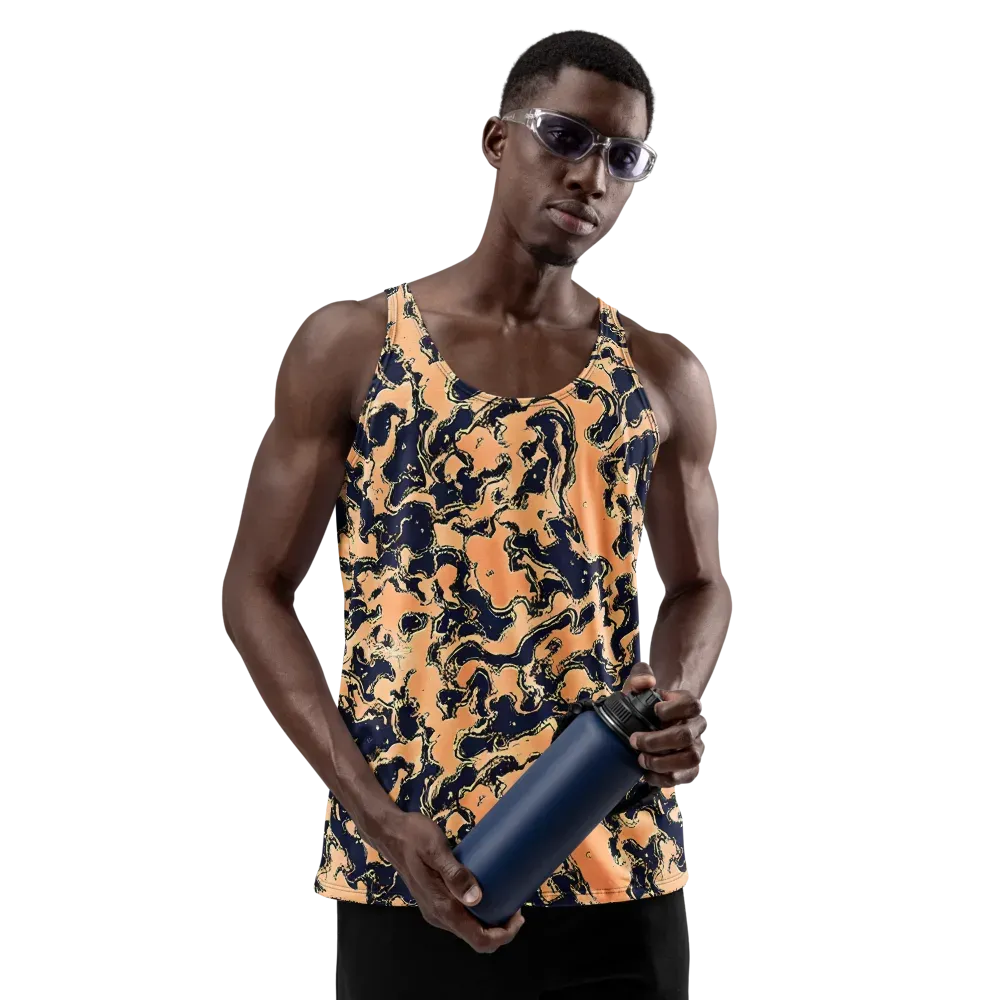 Apricot Ink on Men's Tank Top — Front