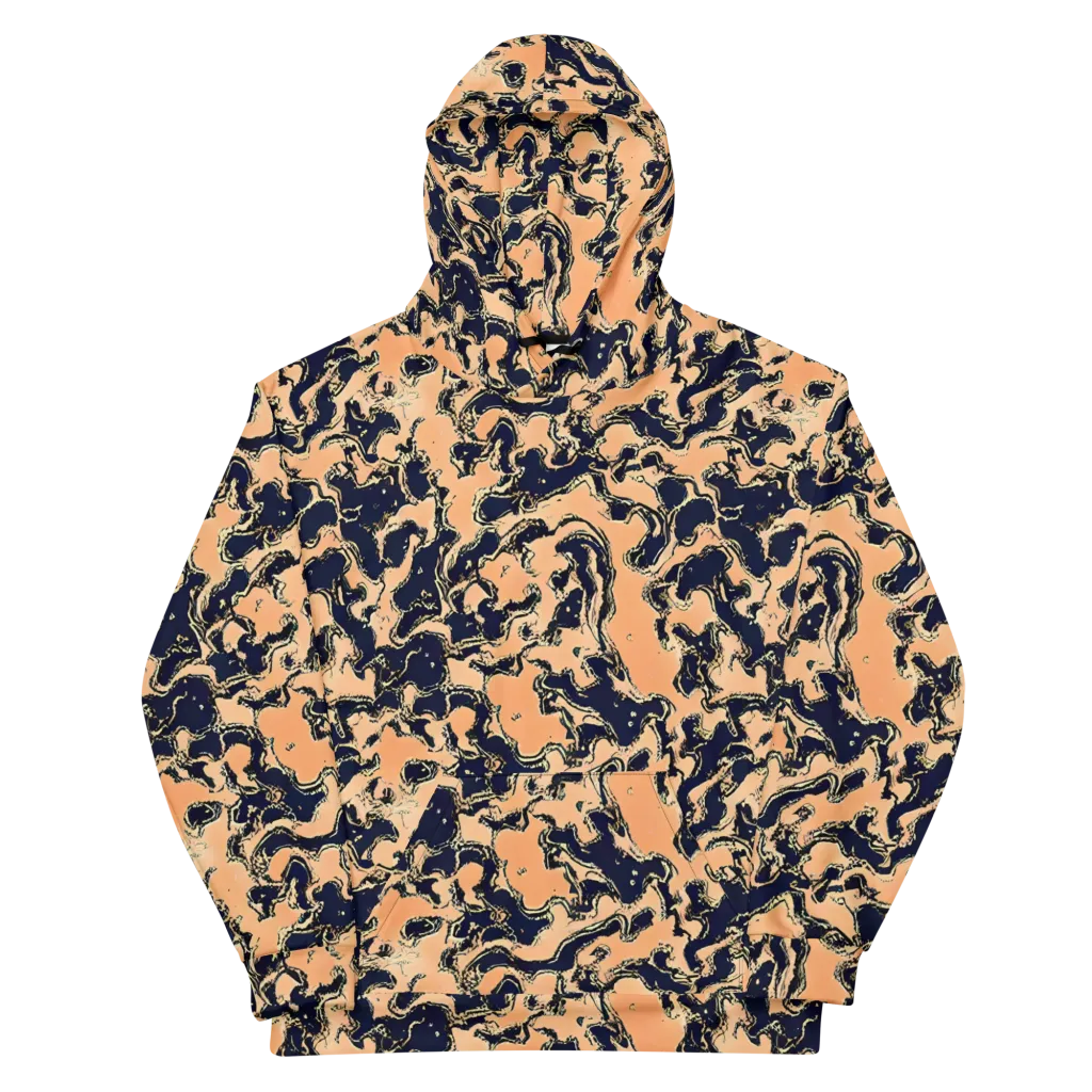 Apricot Ink on Cotton Hoodie — Front