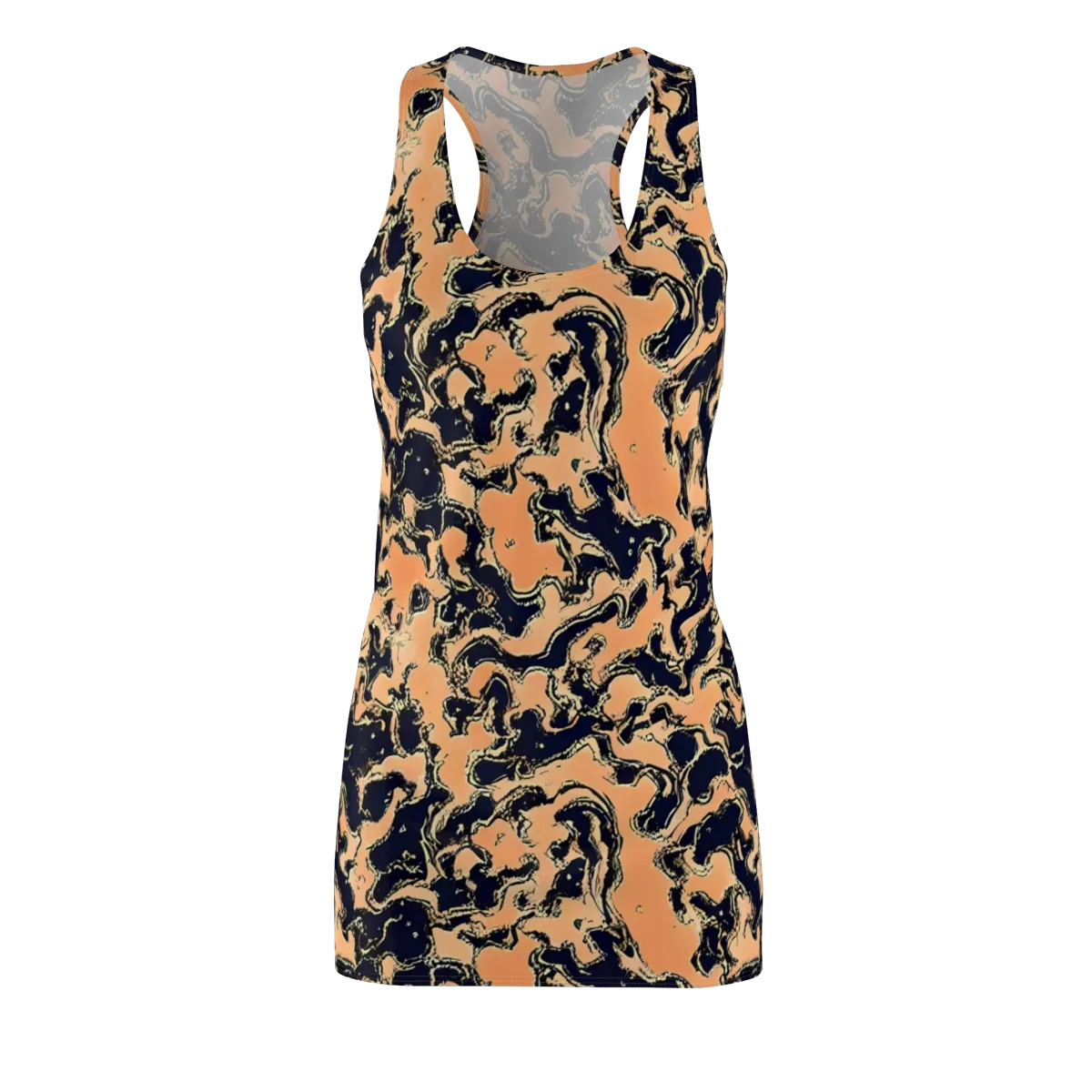 Apricot Ink on Racerback Dress — Front