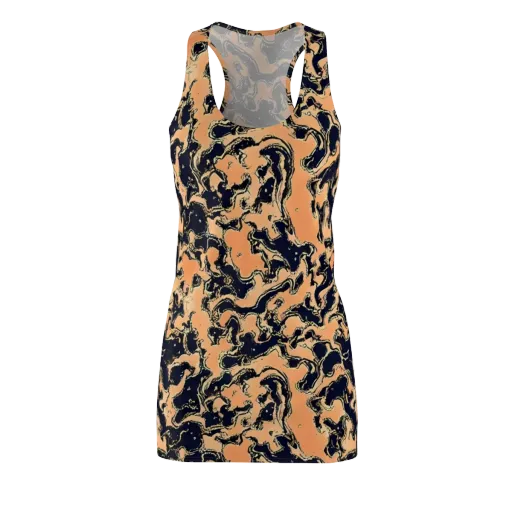 Apricot Ink on a Racerback Dress