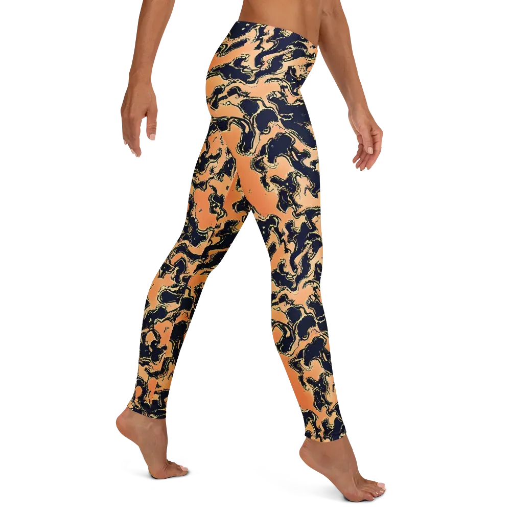 Apricot Ink on Leggings — Right