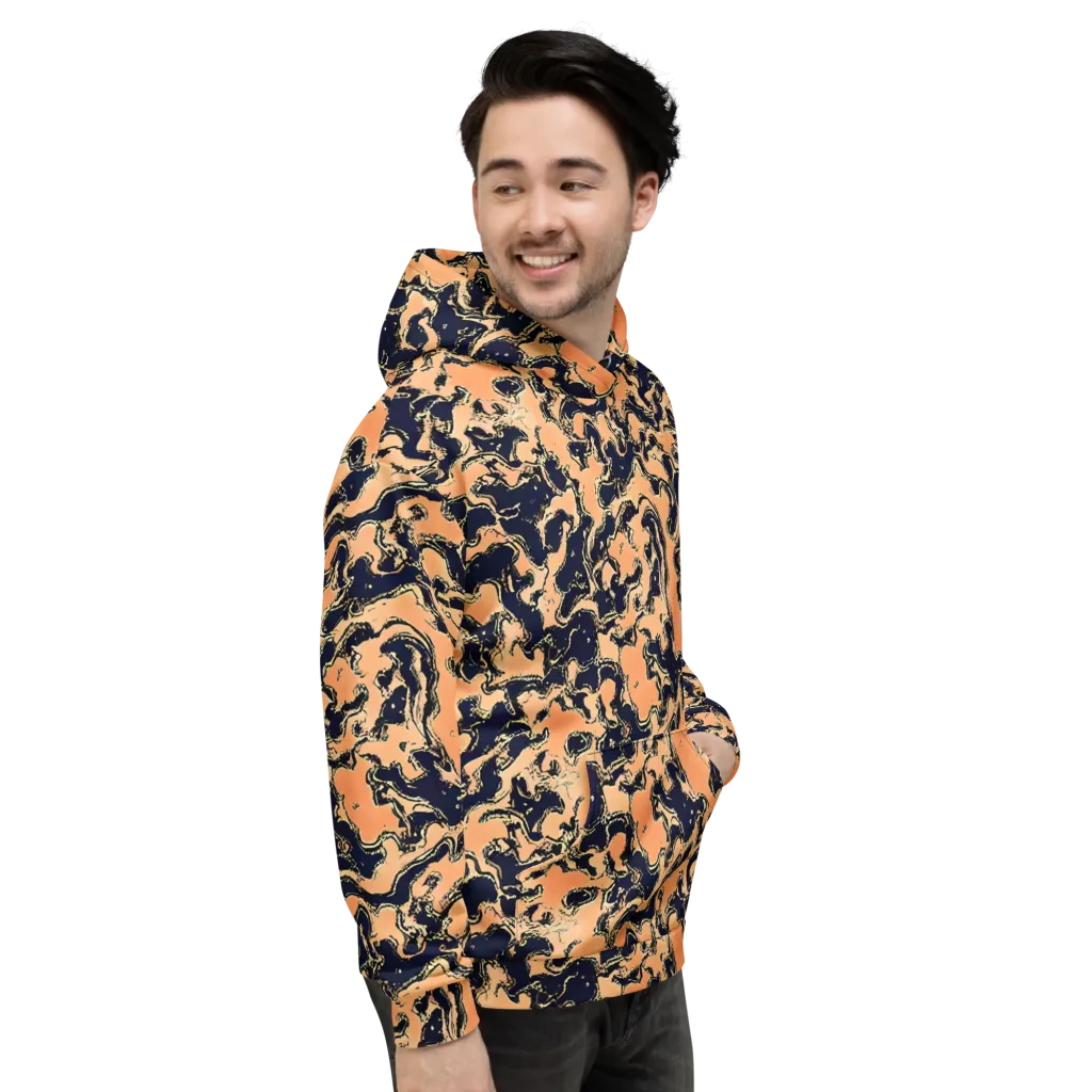 Apricot Ink on Hoodie — Right