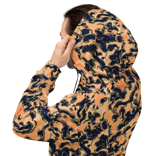 Apricot Ink on a Hoodie
