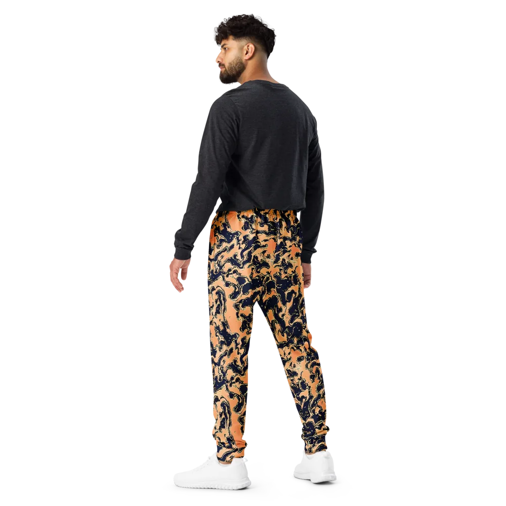 Apricot Ink on Men's Joggers — Back