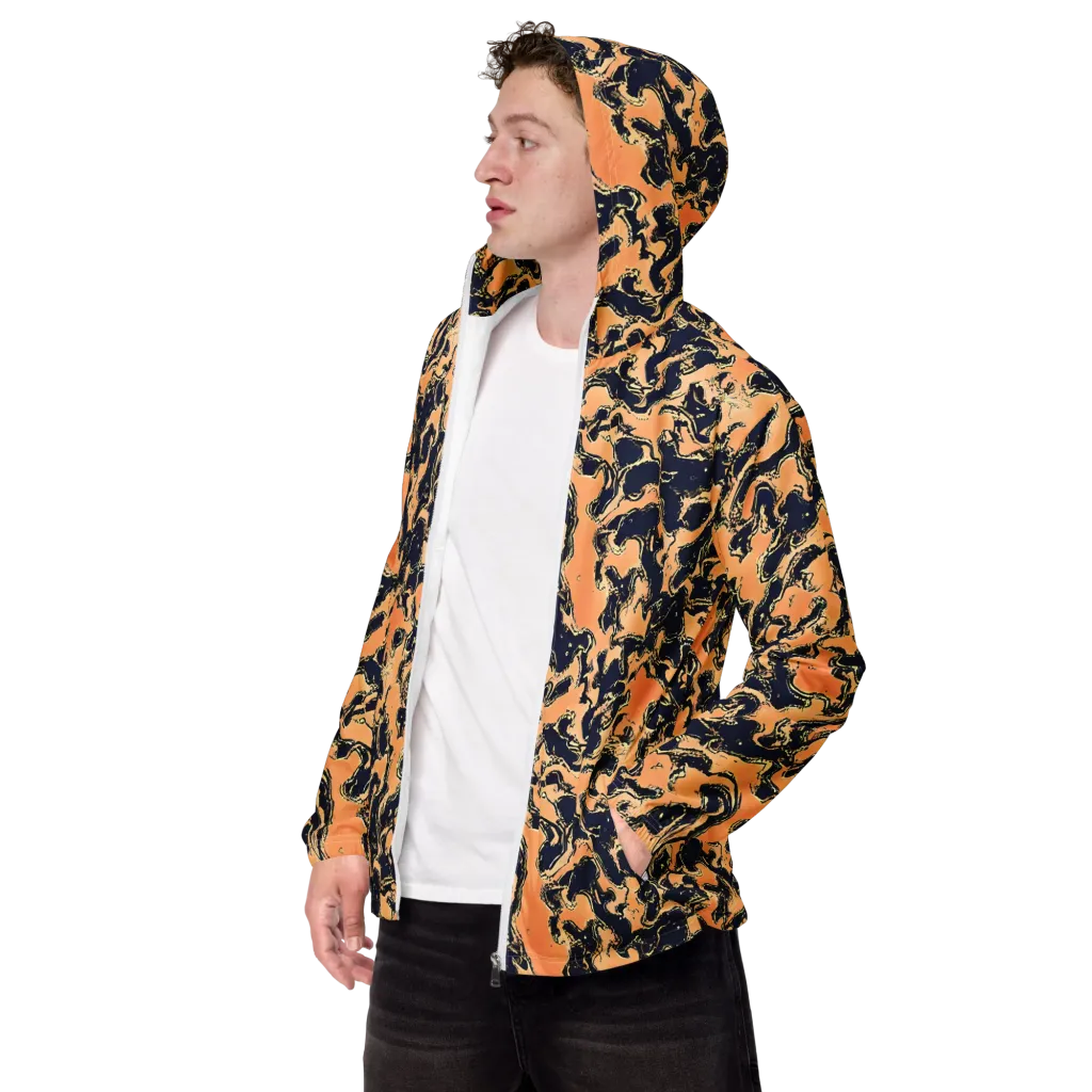 Apricot Ink on Men's Windbreaker — Left Front