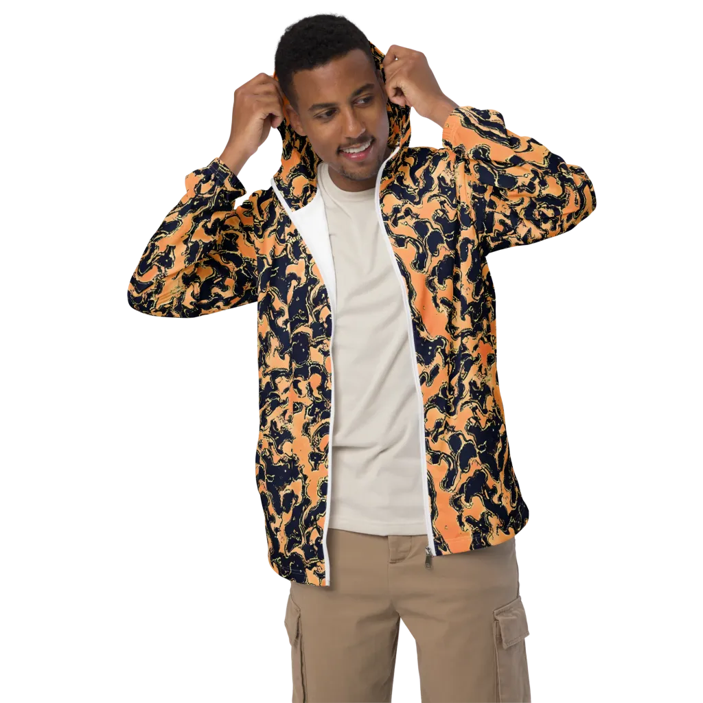 Apricot Ink on Men's Windbreaker — Front