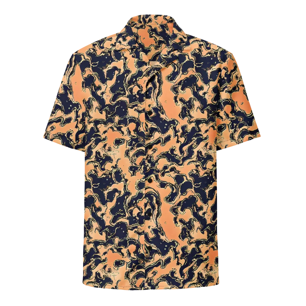Apricot Ink on Button Shirt — Front