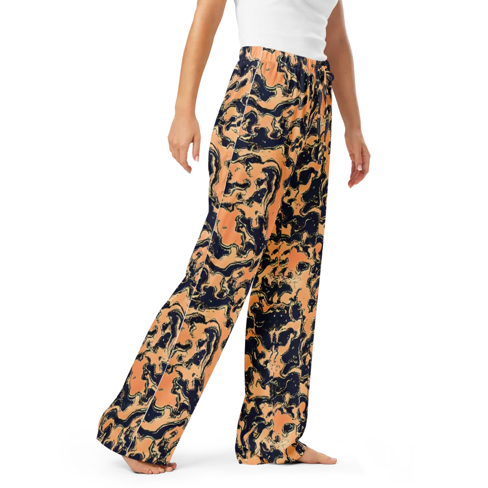 Apricot Ink on Women's Pajama Pants — Right Front