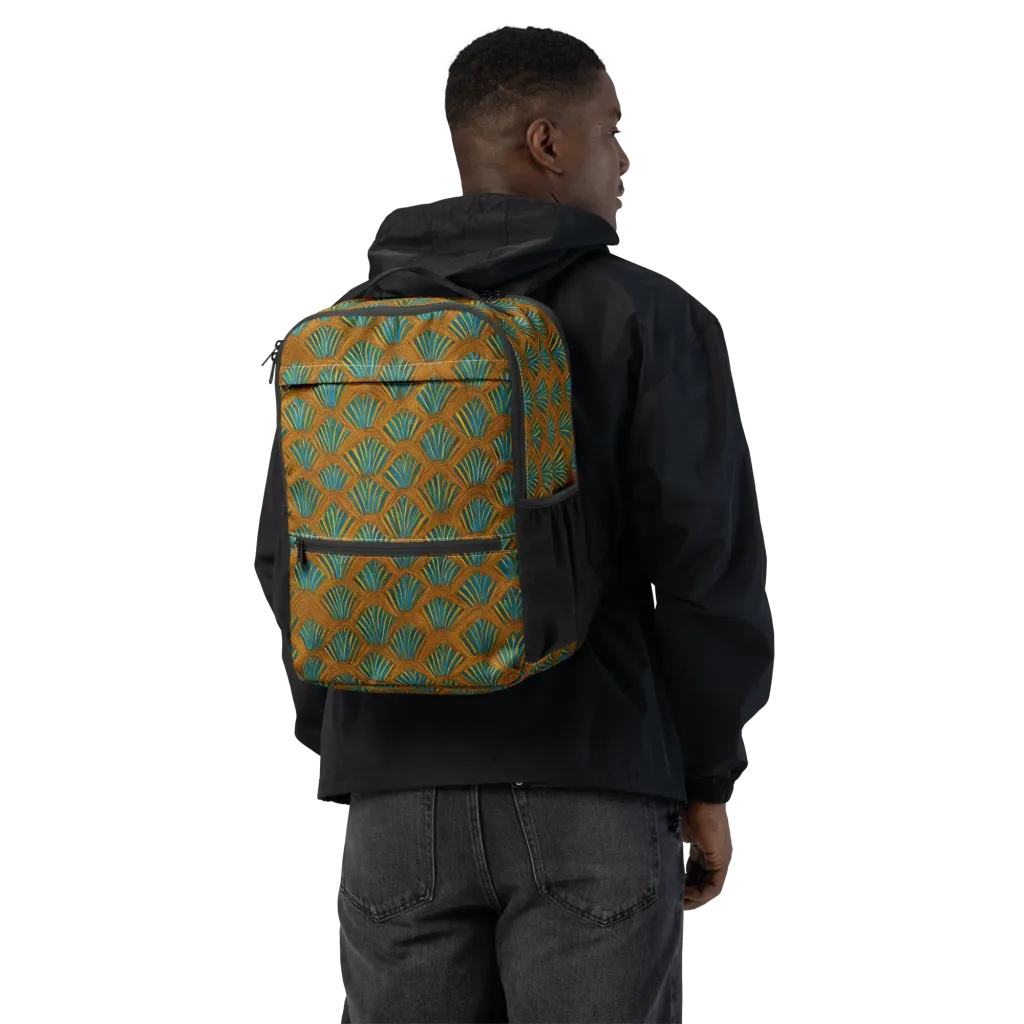 Gilded Fanfare on Utility Backpack — Back