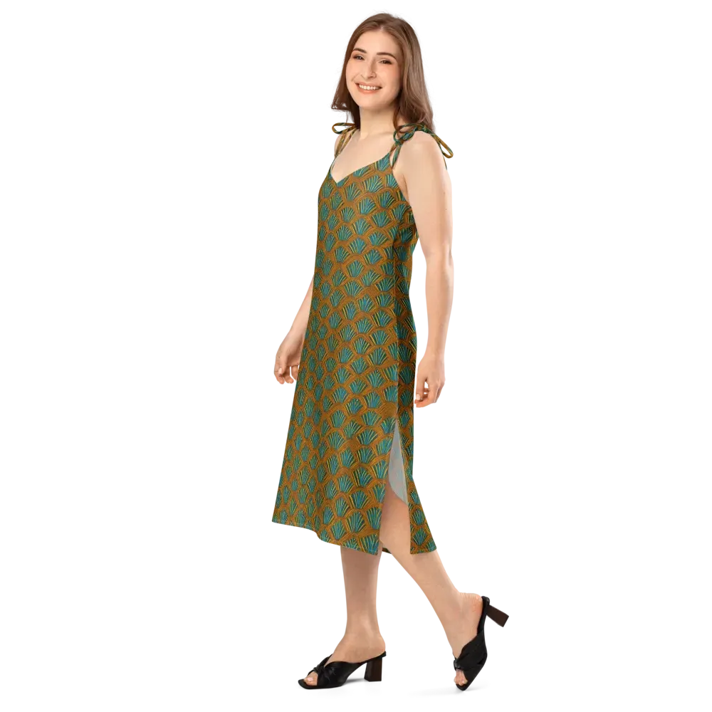Gilded Fanfare on Slip Dress — Left Front
