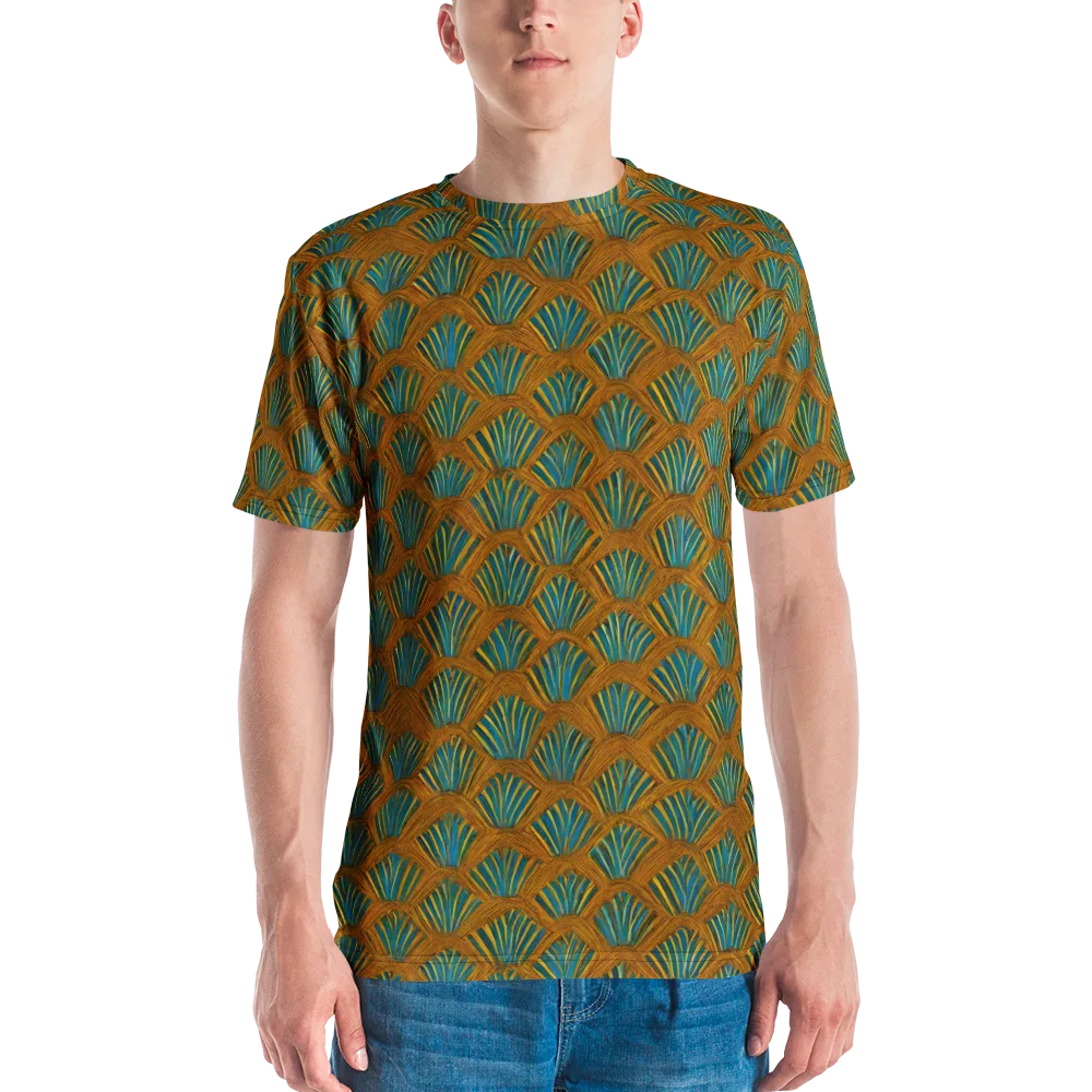Gilded Fanfare on Men's Crew Neck T-Shirt — Front