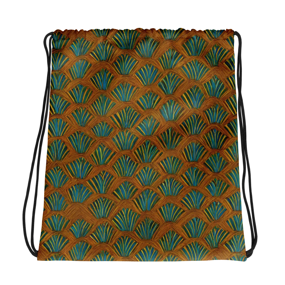 Gilded Fanfare on Drawstring Bag — Photo