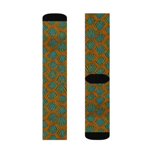 Gilded Fanfare on a Socks