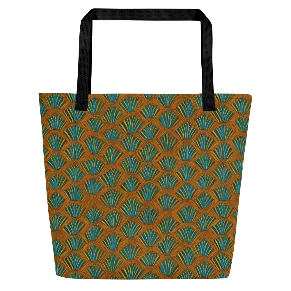 Gilded Fanfare on Large Tote Bag W/ Pocket — Front