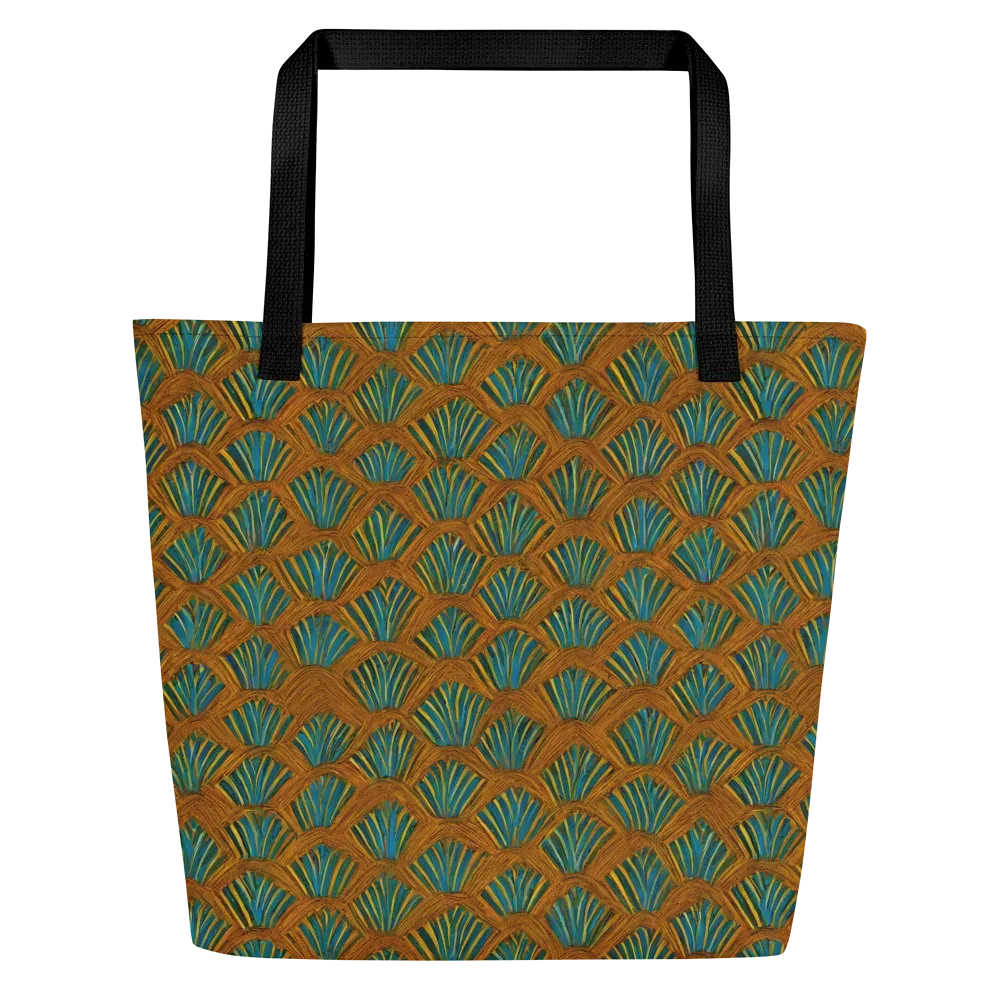 Gilded Fanfare on Large Tote Bag W/ Pocket — Front