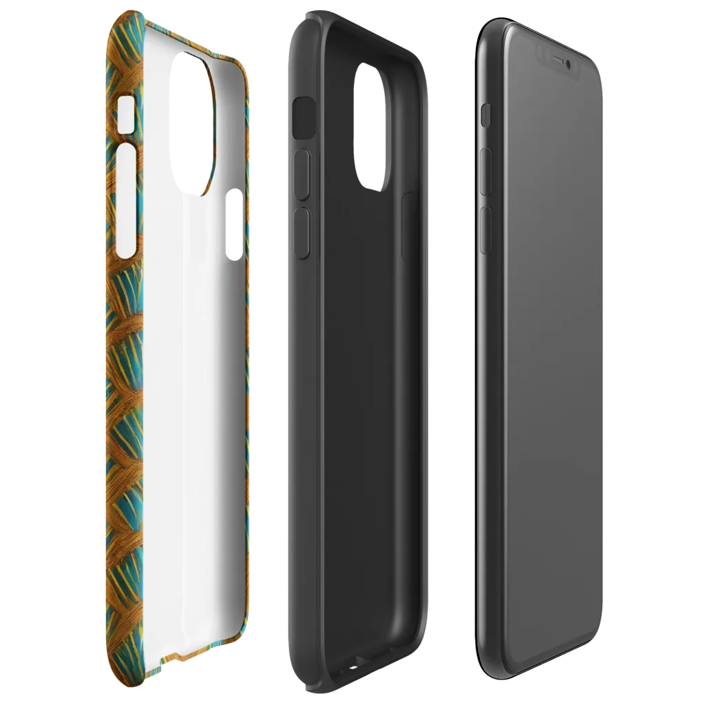 Gilded Fanfare on Tough Case for iPhone® — Right