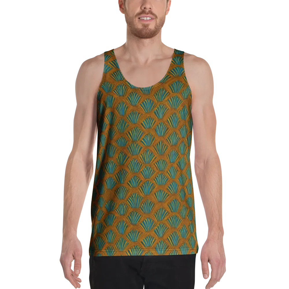 Gilded Fanfare on Men's Tank Top — Front