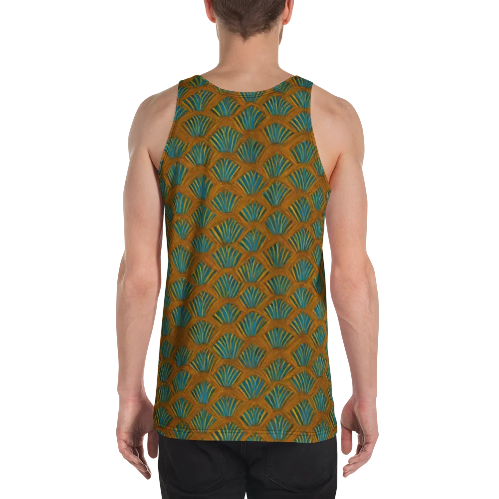Gilded Fanfare on Men's Tank Top — Back