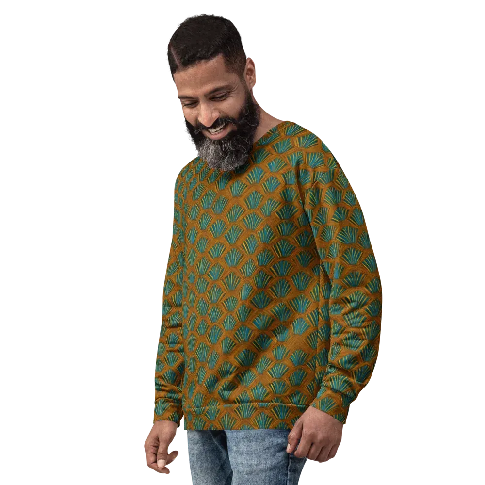 Gilded Fanfare on Sweatshirt — Left Front