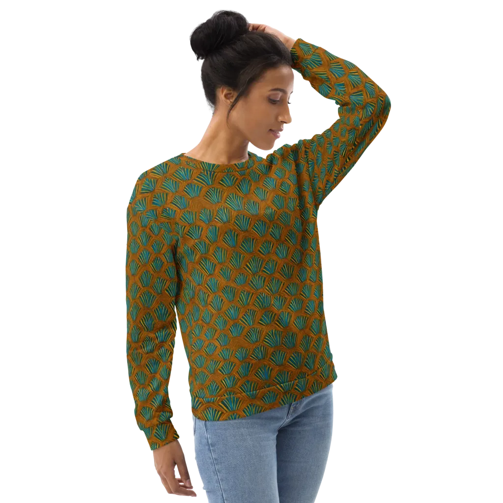 Gilded Fanfare on Sweatshirt — Right Front