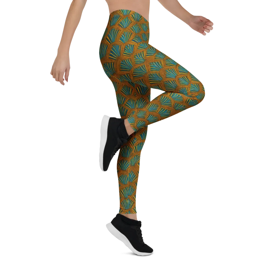 Gilded Fanfare on Leggings — Right