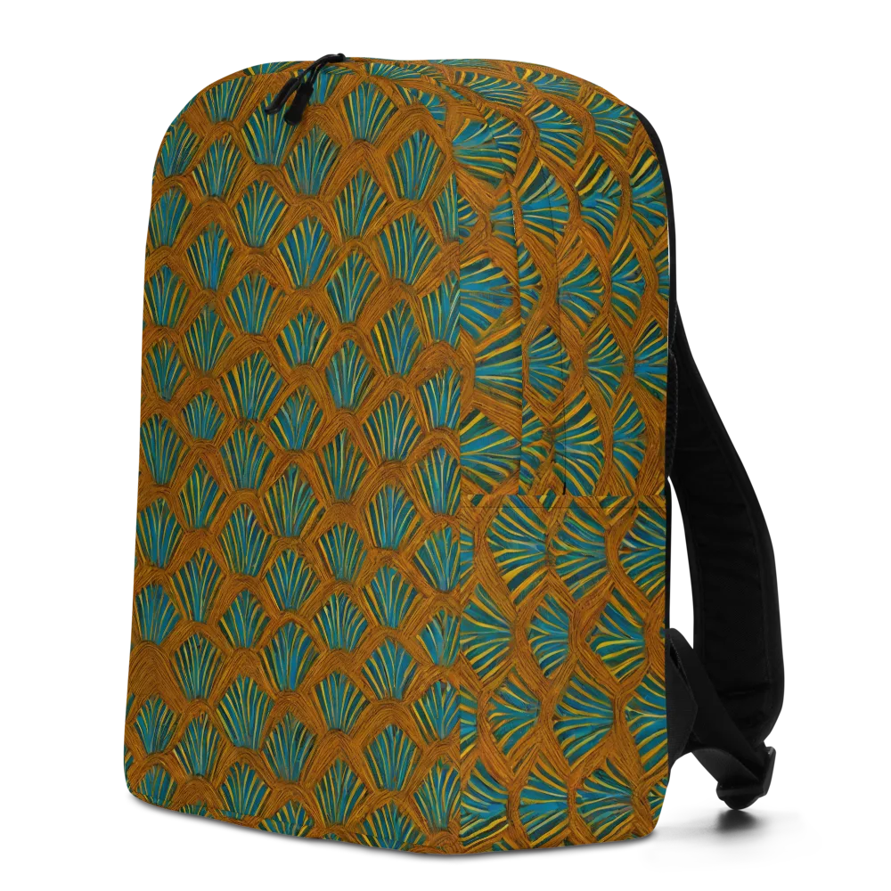 Gilded Fanfare on Minimalist Backpack — Left
