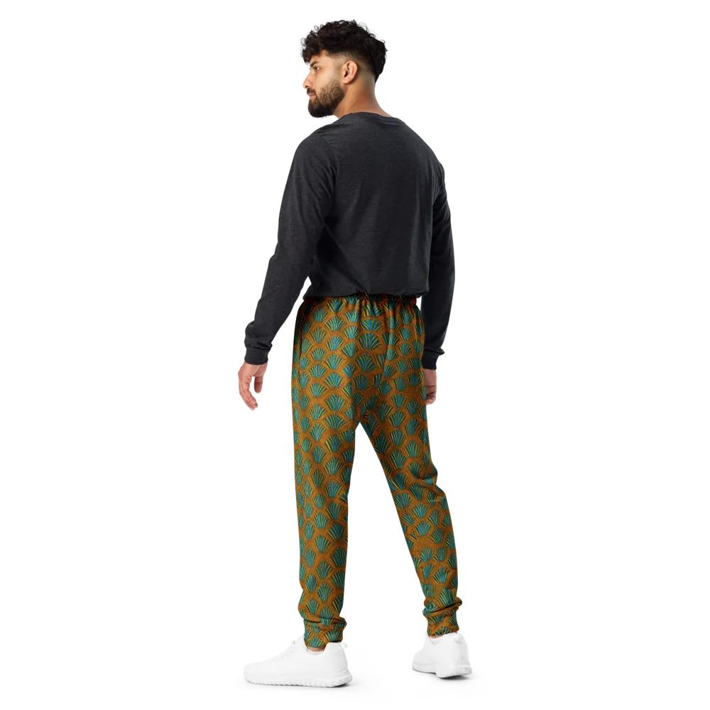 Gilded Fanfare on Men's Joggers — Back