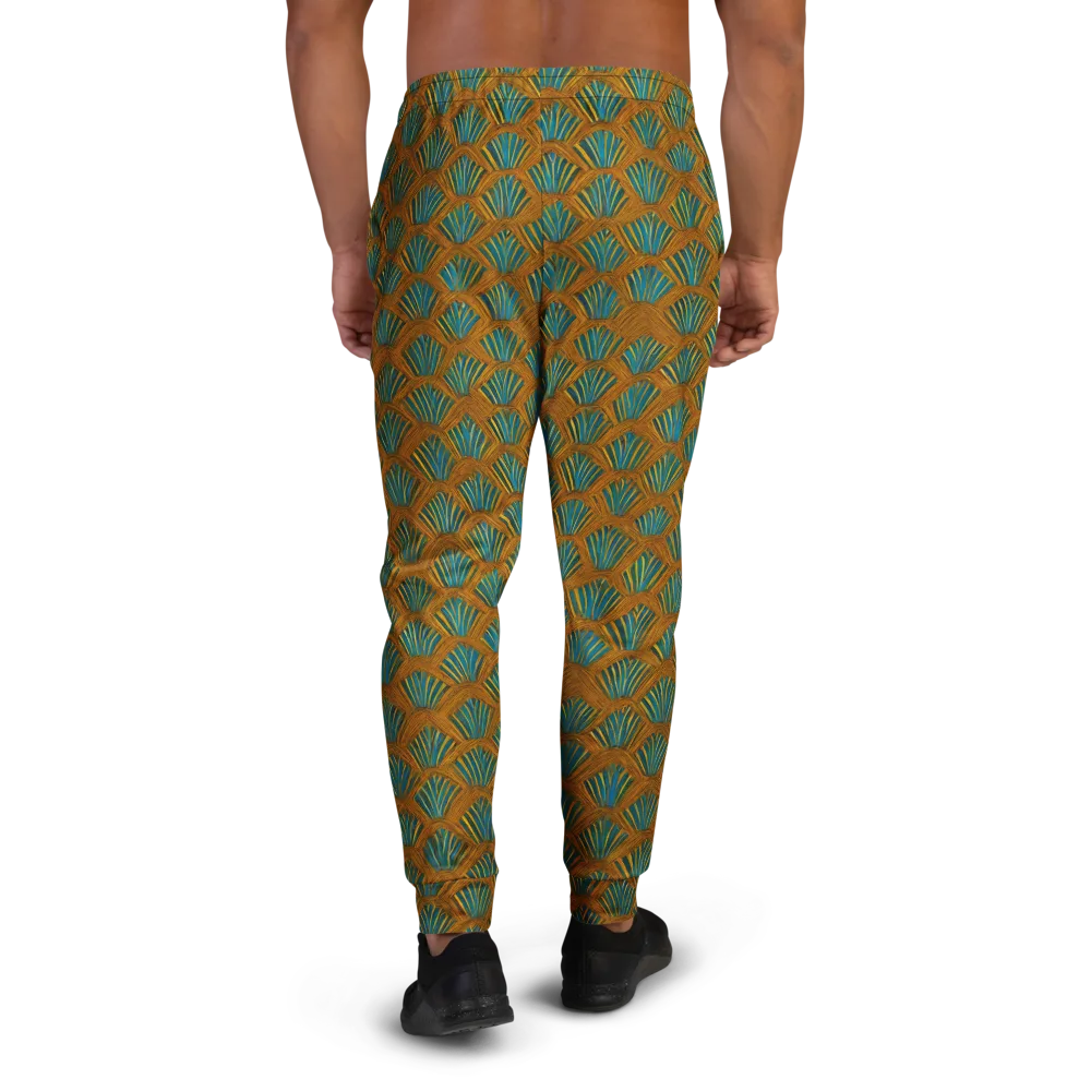 Gilded Fanfare on Men's Joggers — Back