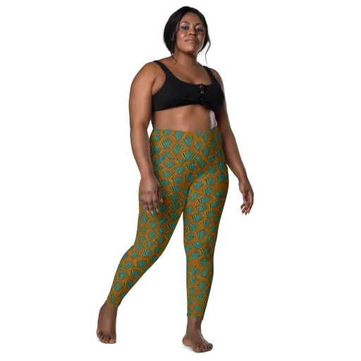 Gilded Fanfare on a Leggings with Pockets