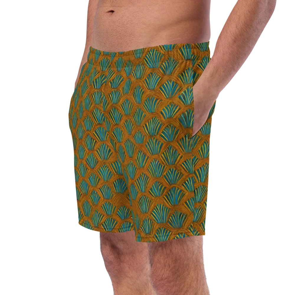 Gilded Fanfare on Swim Trunks — Left Front