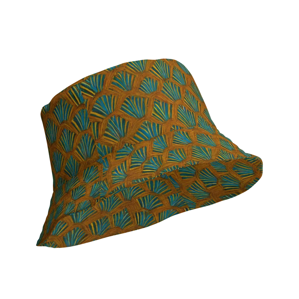 Gilded Fanfare on Reversible Bucket Hat — Product details Outside