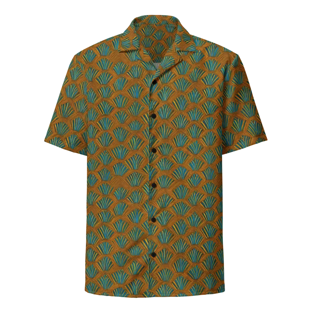 Gilded Fanfare on Button Shirt — Front