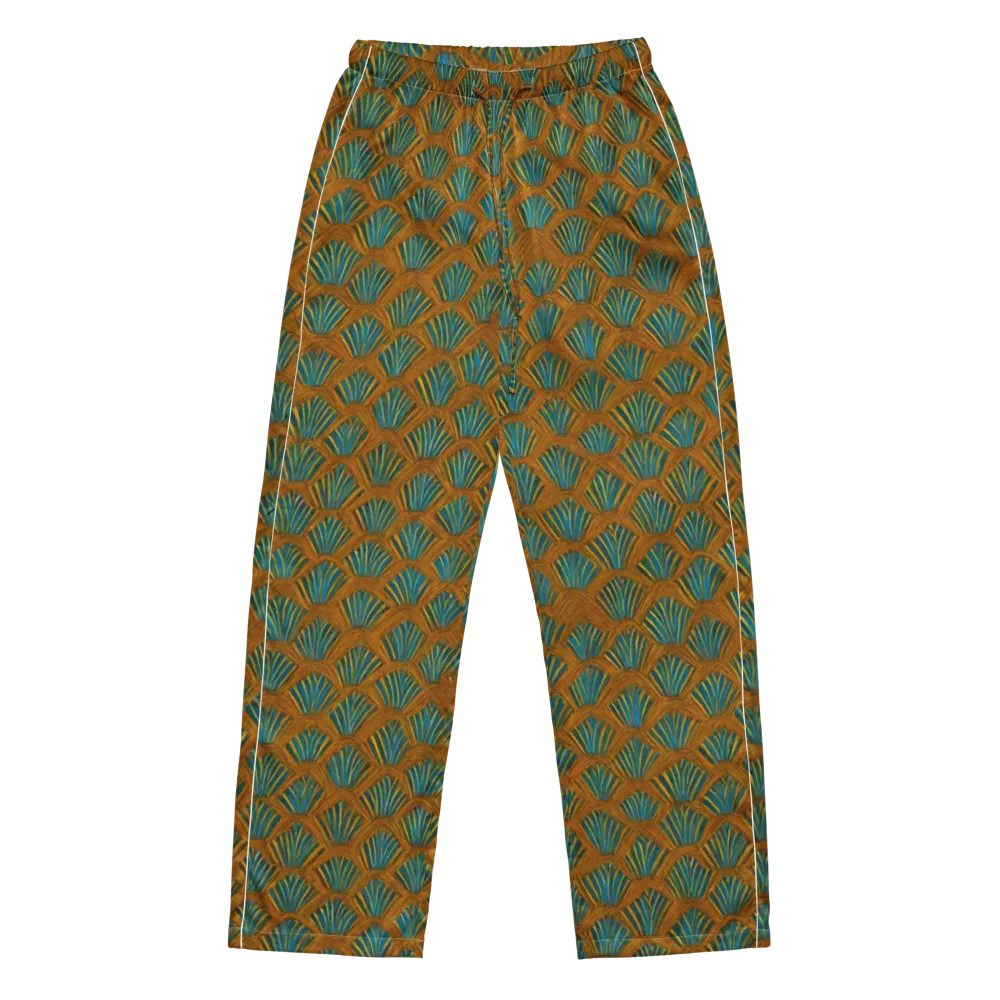 Gilded Fanfare on Women's Pajama Pants — Front