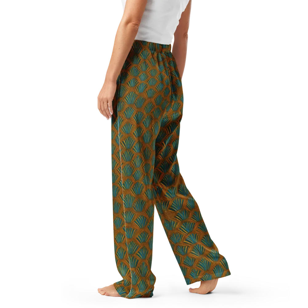 Gilded Fanfare on Women's Pajama Pants — Left